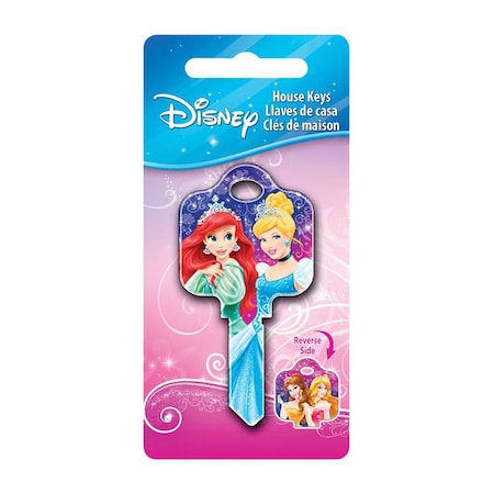 Hillman HILLMAN Disney Princesses House Key Blank 68 SC1 Single For Schlage Locks 87659